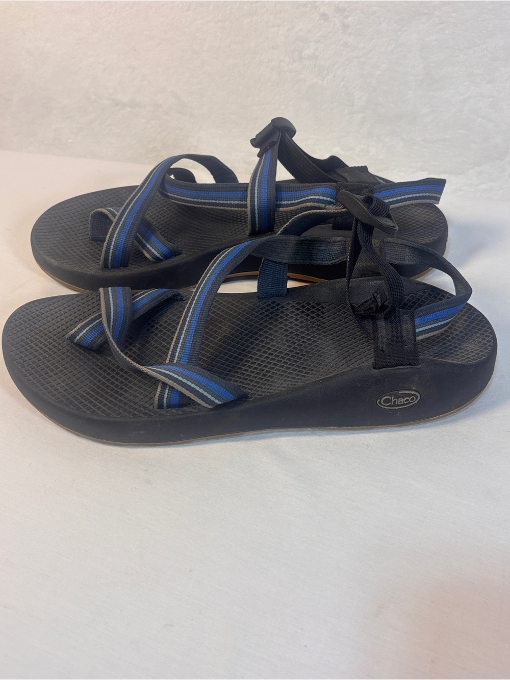 Chaco Z2 Classic Mens Size 13 Sandals Stepped Navy Marine Hiking Water Shoes
